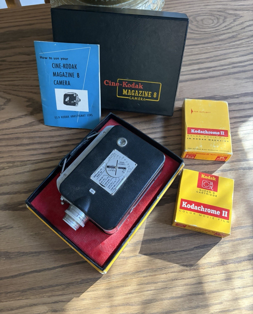 Vintage Cine-Kodak Magazine 8 Camera in Box with Film Vintage Movie Camera